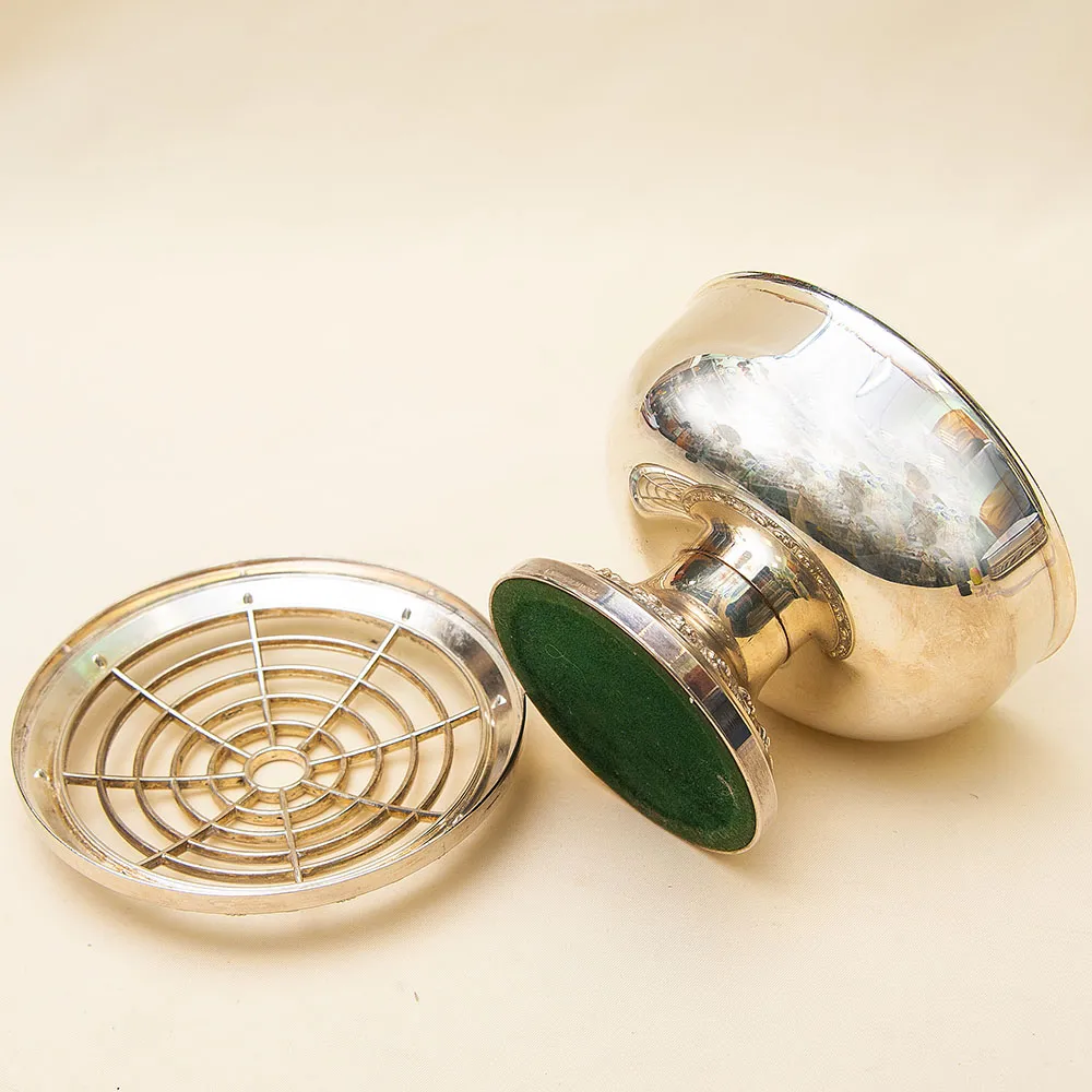 Антикварная Ваза для розовых бутонов «Rose Bowl», Silverplate, SHEFFIELD Англия - первая половина ХХ века.