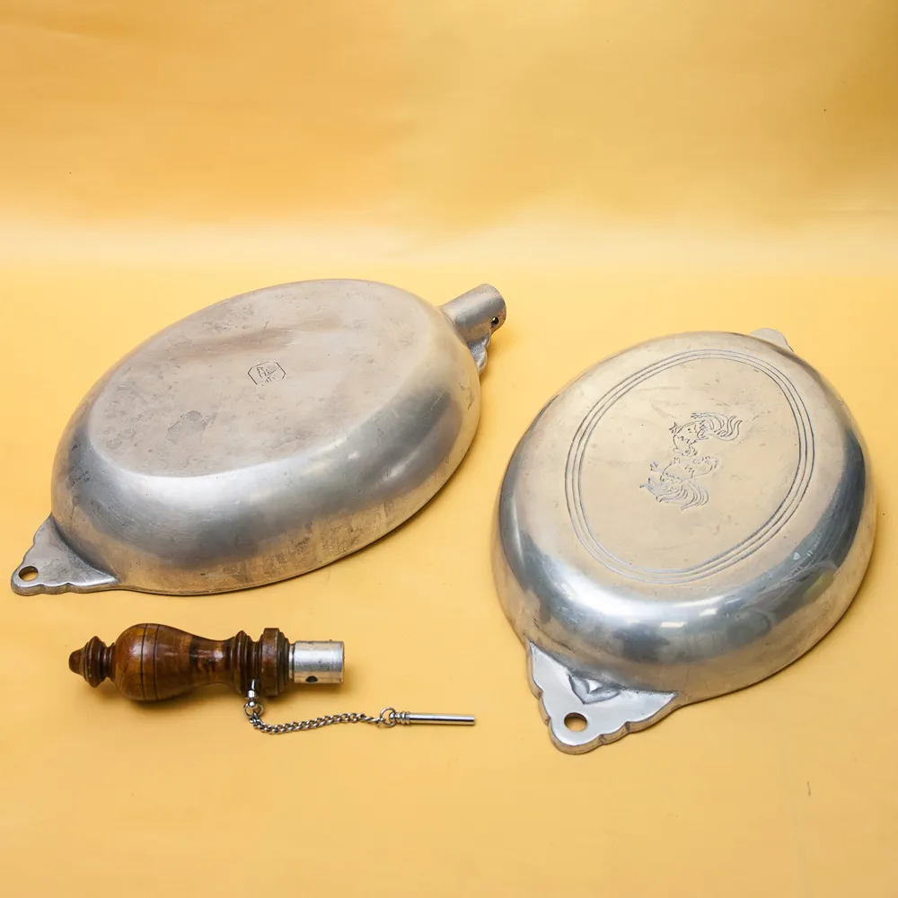 Винтажный Алюминиевый Судок - Кастрюля - Жаровня «Петух в вине» Франция, 50-е годы ХХ века!