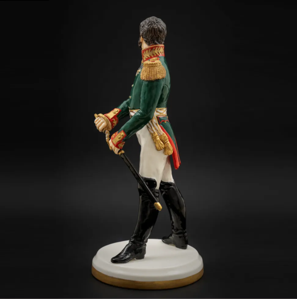 Коллекционная Авторская Статуэтка «Генералы Отечественной Войны 1812 года - Неверовский Д.П.», фарфор, Россия. 