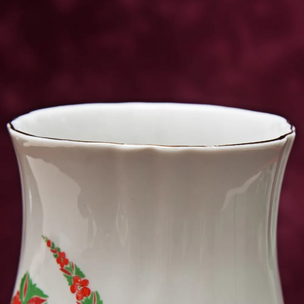 Коллекционная Фарфоровая Ваза «Серп и молот», СССР Бориславский ФЗ, 1974 - 1984 годы.