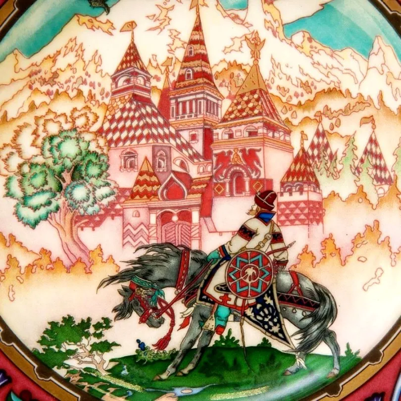 Коллекционная Тарелка «Русские Сказки» - «Иван-Царевич» Фарфор, Villeroy&Boch Германия -1990 год.