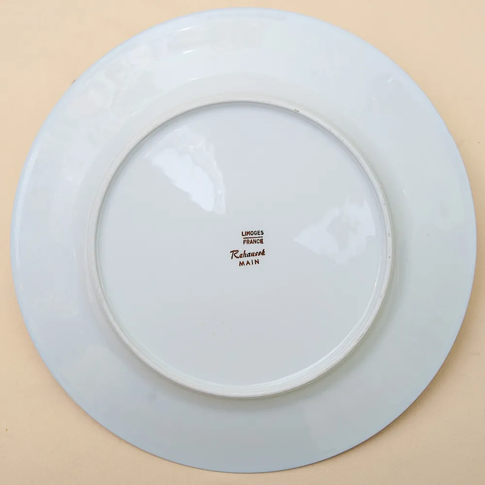 Коллекционная Тарелка «Летний Букет» Фарфор, Лимож (Limoges) Франция, середина ХХ века.