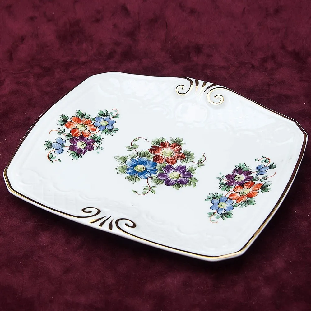 Декоративное Сервировочное Блюдо , Gerold-Porzellan, Германия -70 гг.