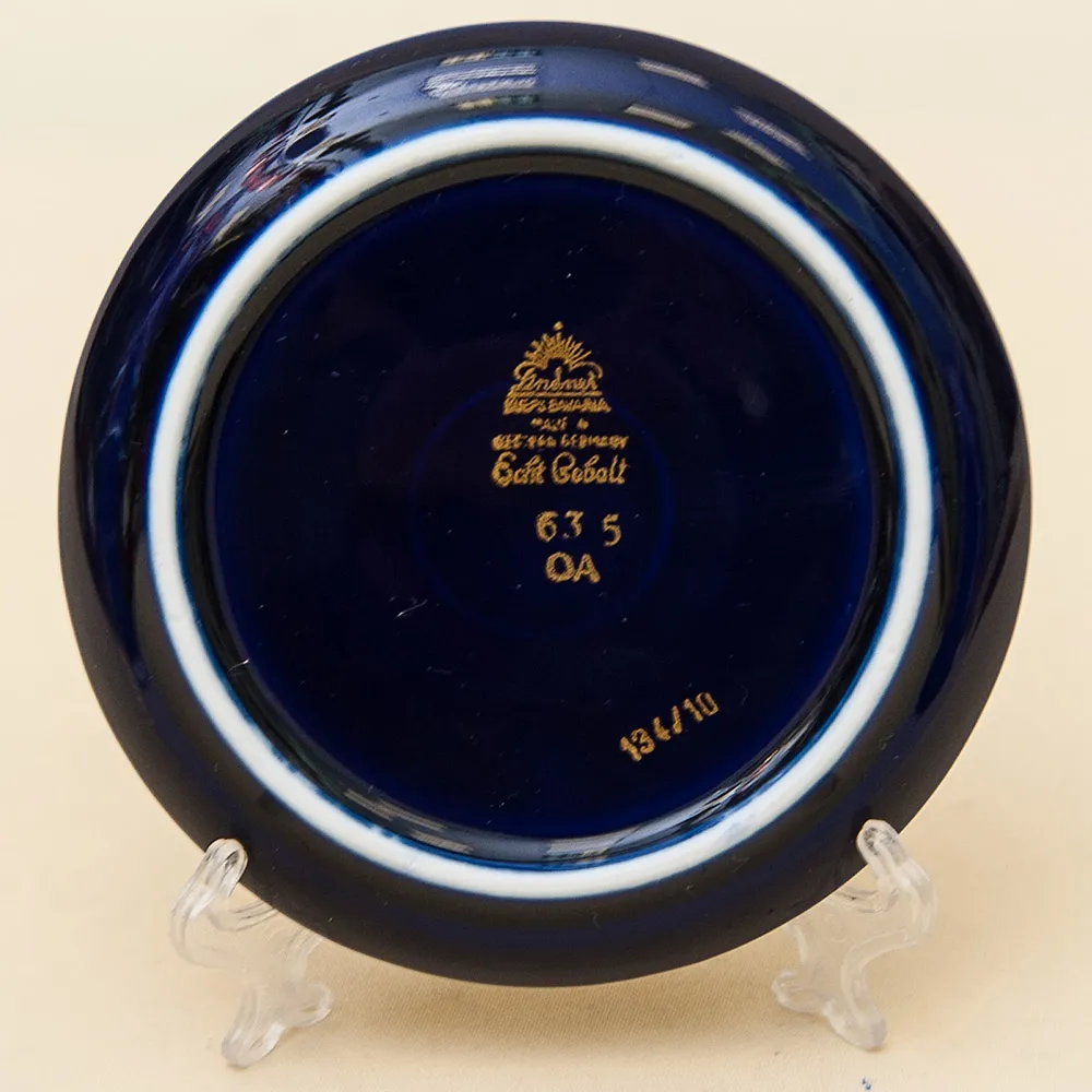 Набор Подставочных Тарелочек «Золотой Букет» Фарфор LINDNER Kups Германия D - 10 см.