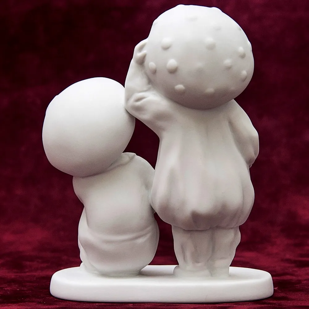 Коллекционная Авторская Статуэтка «Грибочки» из серии «Детский Утренник», фарфор ИФЗ, Россия.