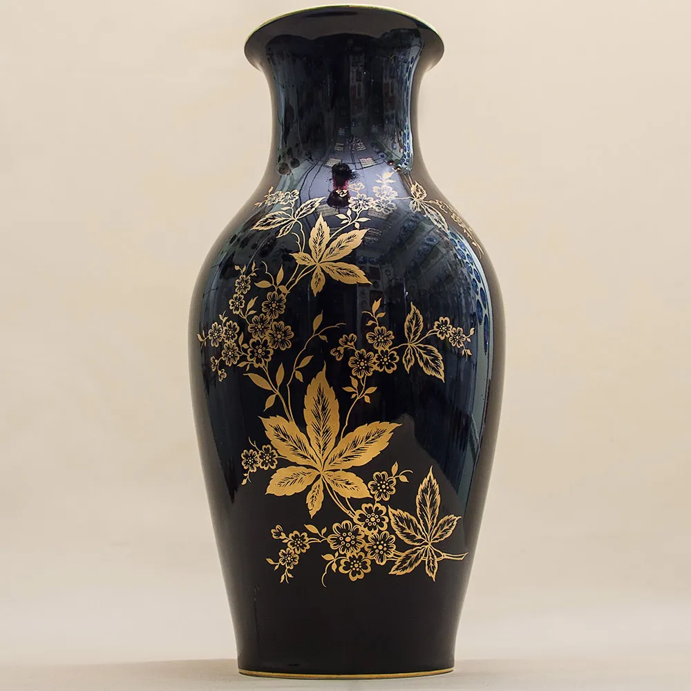 Кобальтовая Винтажная Ваза коллекция «Monic» Lindner Бавария, Германия 60 -е гг.