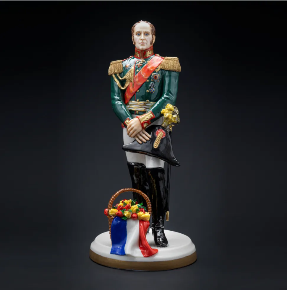 Коллекционная Авторская Статуэтка «Генералы Отечественной Войны 1812 года - Бенкендорф А.Х.», фарфор, Россия. 