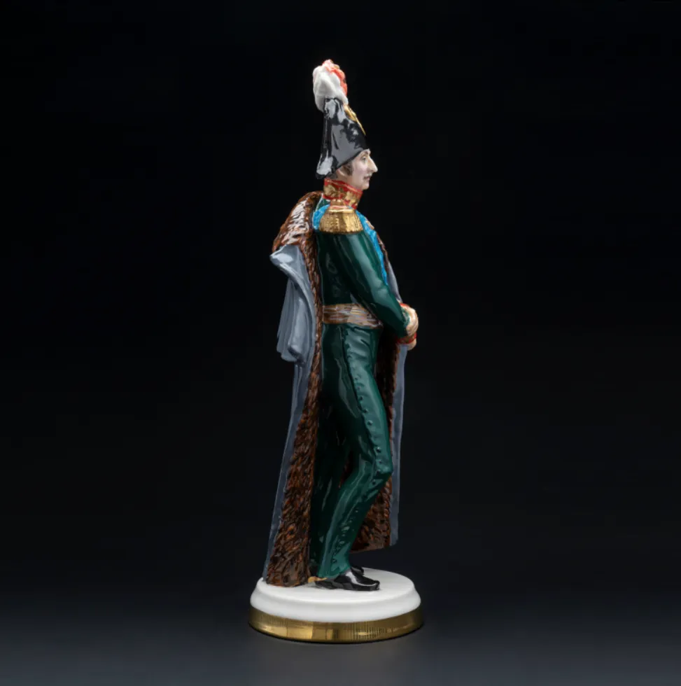 Коллекционная Авторская Статуэтка «Генералы Отечественной Войны 1812 года - Витгенштейн П.Х.», фарфор, Россия.