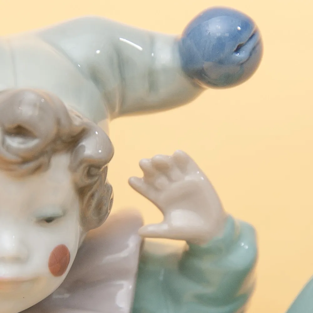 Фарфоровая статуэтка «Маленький Клоун - JANGLES». NAO by Lladro, Испания - 1988 год.