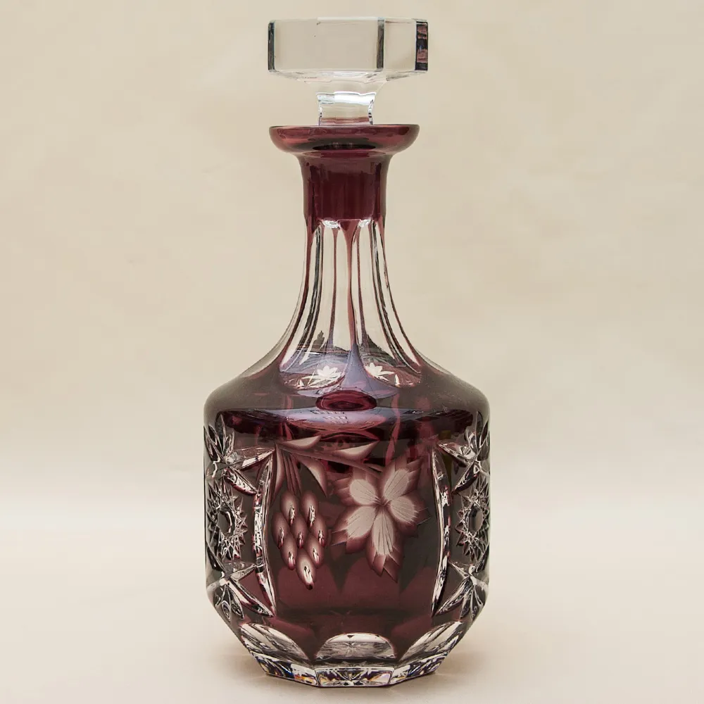 Набор Графин и 6-ть Рюмок «Marsala Glass - Виноград», Хрусталь NACHTMANN Германия, 60 -е годы ХХ века