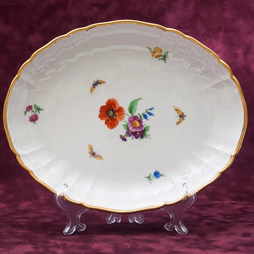 Винтажное Сервировочное Фарфоровое Блюдо - Тарелка, KPM Германия, вторая половина ХIХ века. 