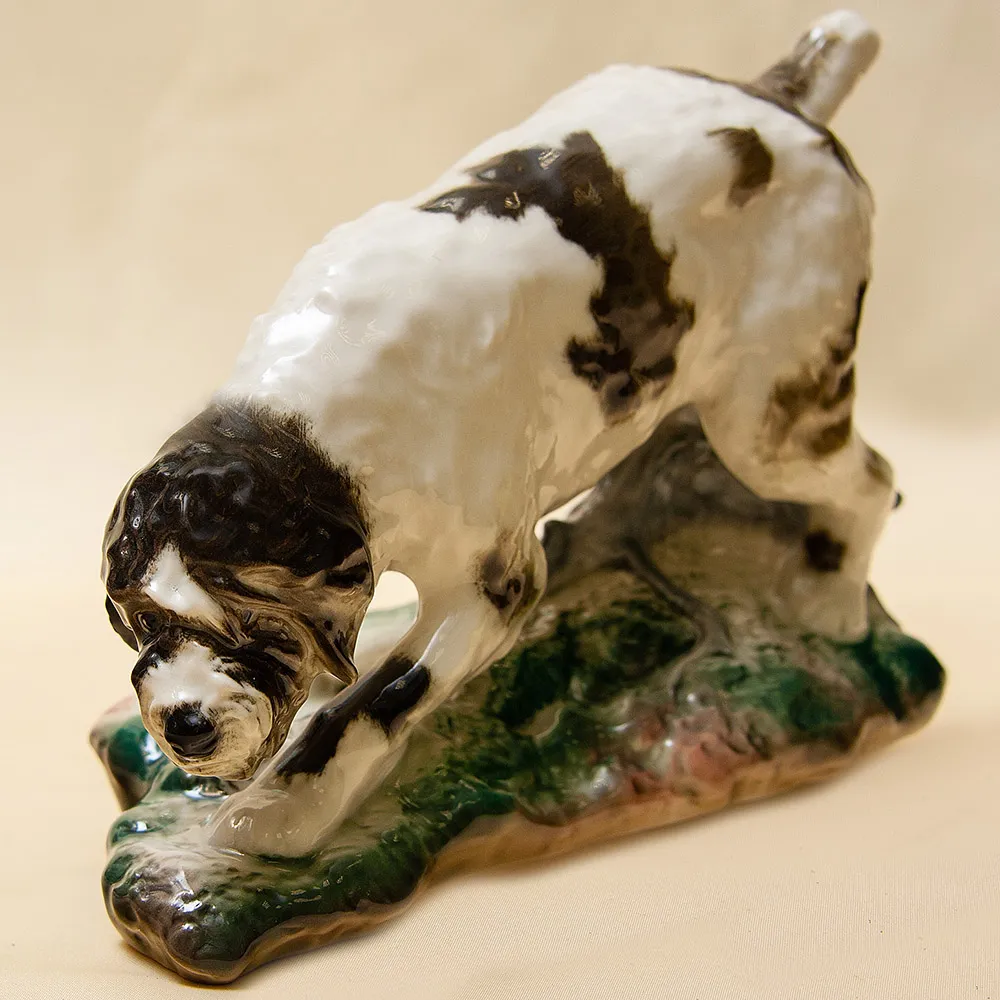 Анималистическая Фарфоровая Статуэтка «Собака. Немецкий грифон» ИФЗ, Россия -1992 год.