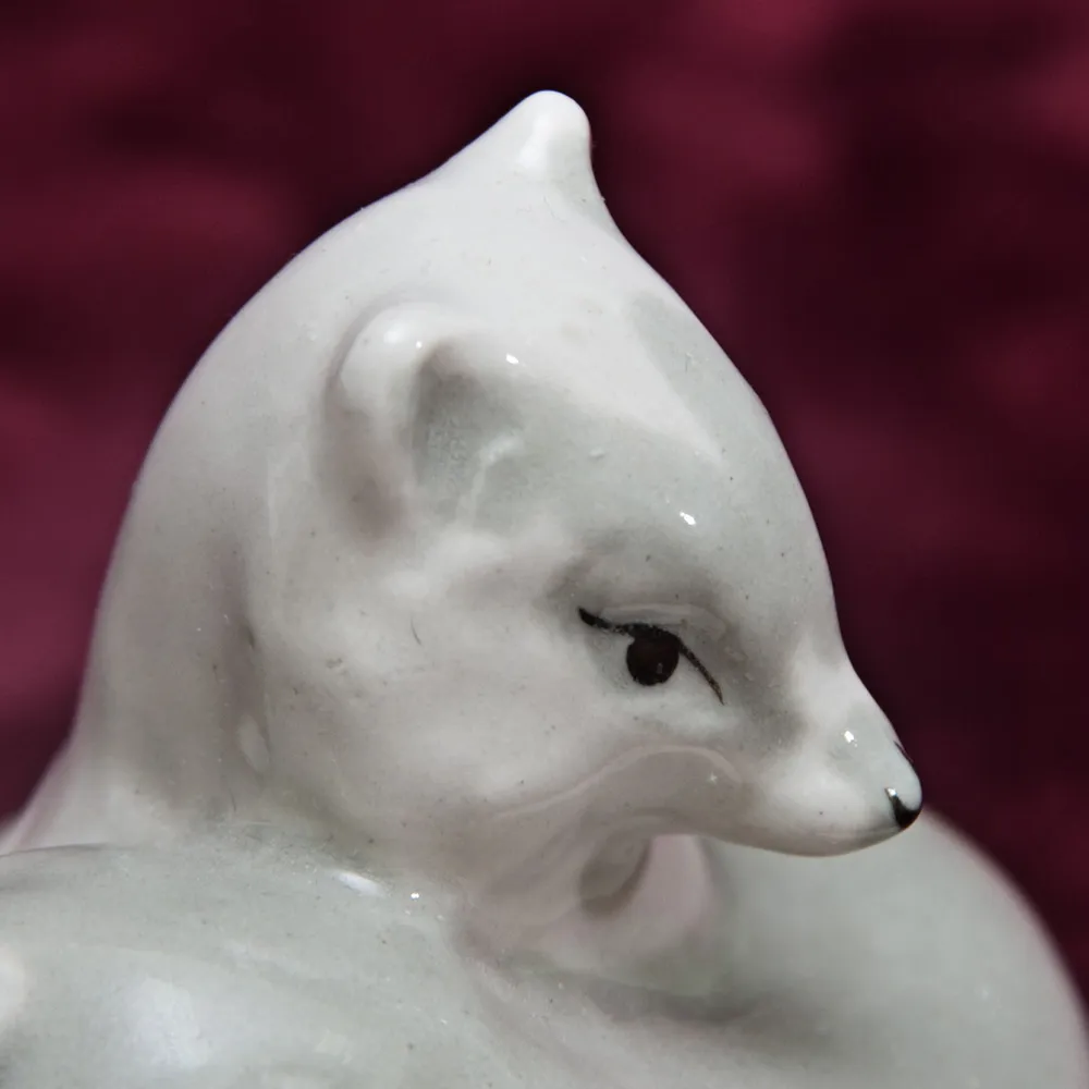 Коллекционная Фарфоровая статуэтка «ДВА ПЕСЦА», Артель Прогресс СССР, 1946 - 1960 годы.