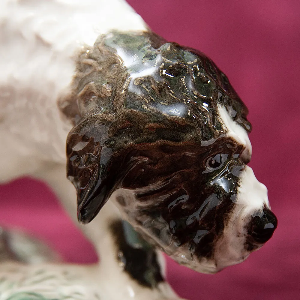 Анималистическая Фарфоровая Статуэтка «Собака. Немецкий грифон» ИФЗ, Россия -1992 год.