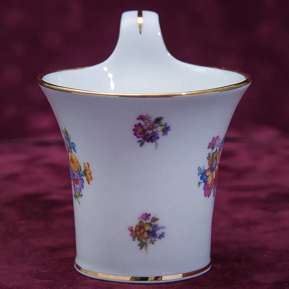 Коллекционная Чайная фарфоровая тройка - «ЛЕТО» Furstenberg, Германия 50 -егоды ХХ века.