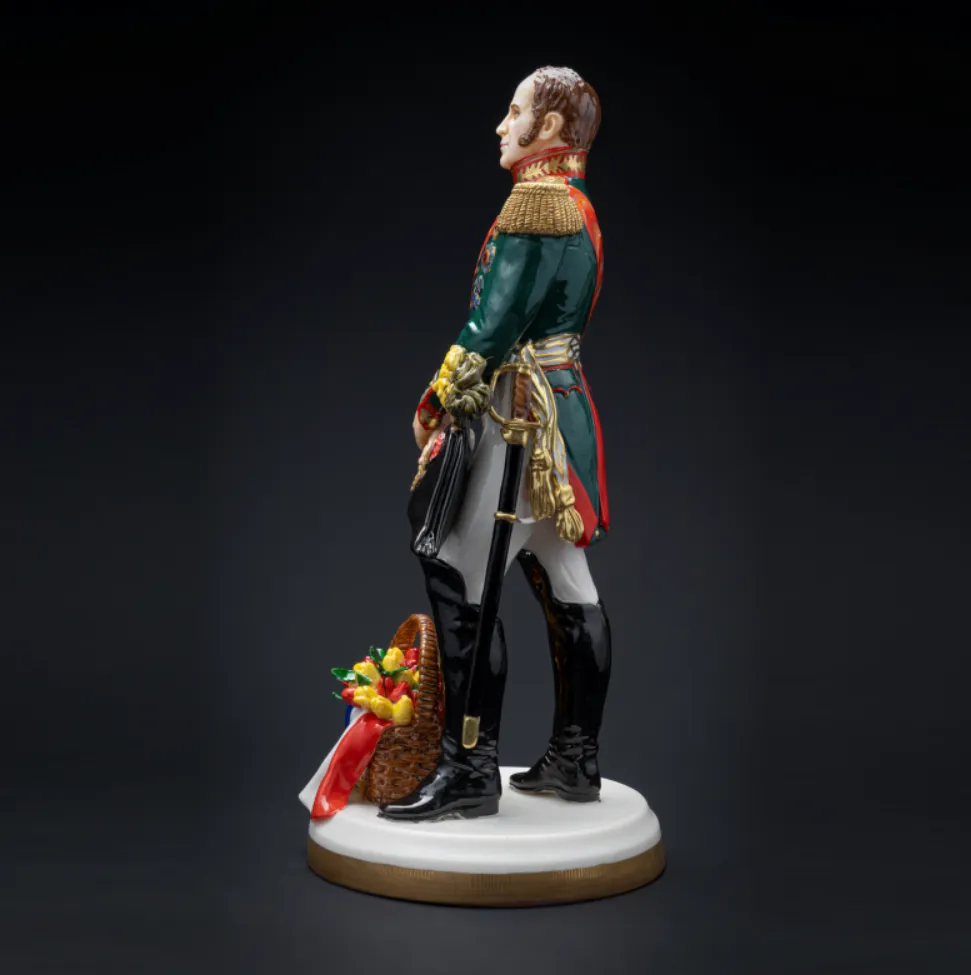 Коллекционная Авторская Статуэтка «Генералы Отечественной Войны 1812 года - Бенкендорф А.Х.», фарфор, Россия. 