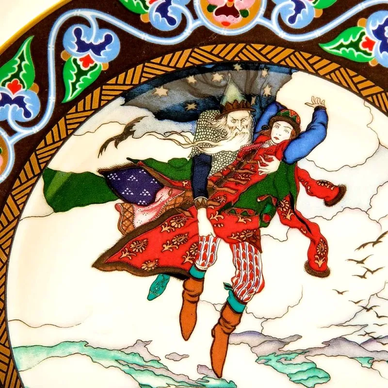 «Марья Моревна» - Коллекционная Тарелка «Русские Сказки»  Фарфор, Villeroy&Boch Германия -1990 год.