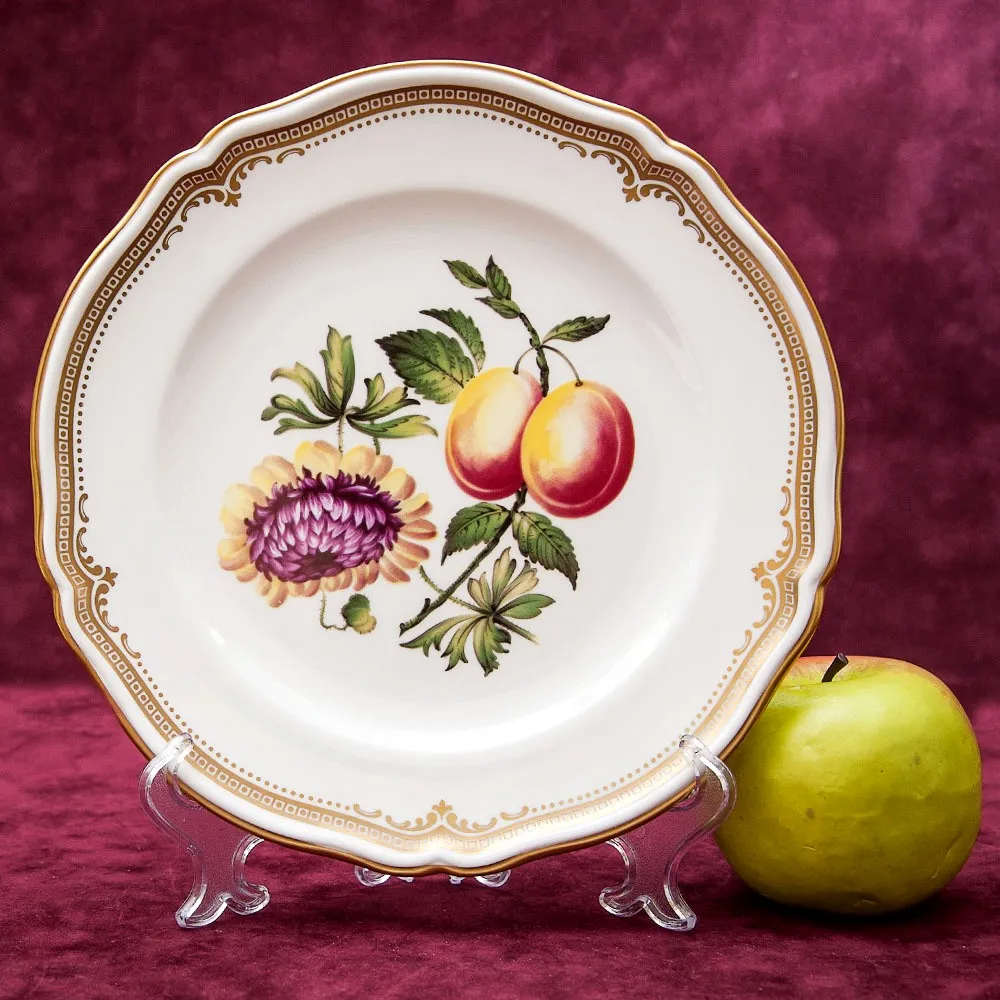 Коллекционная Тарелка - Блюдо «Хризантемы и Сливы» Фарфор, SPODE Англия 70-е годы ХХ века..