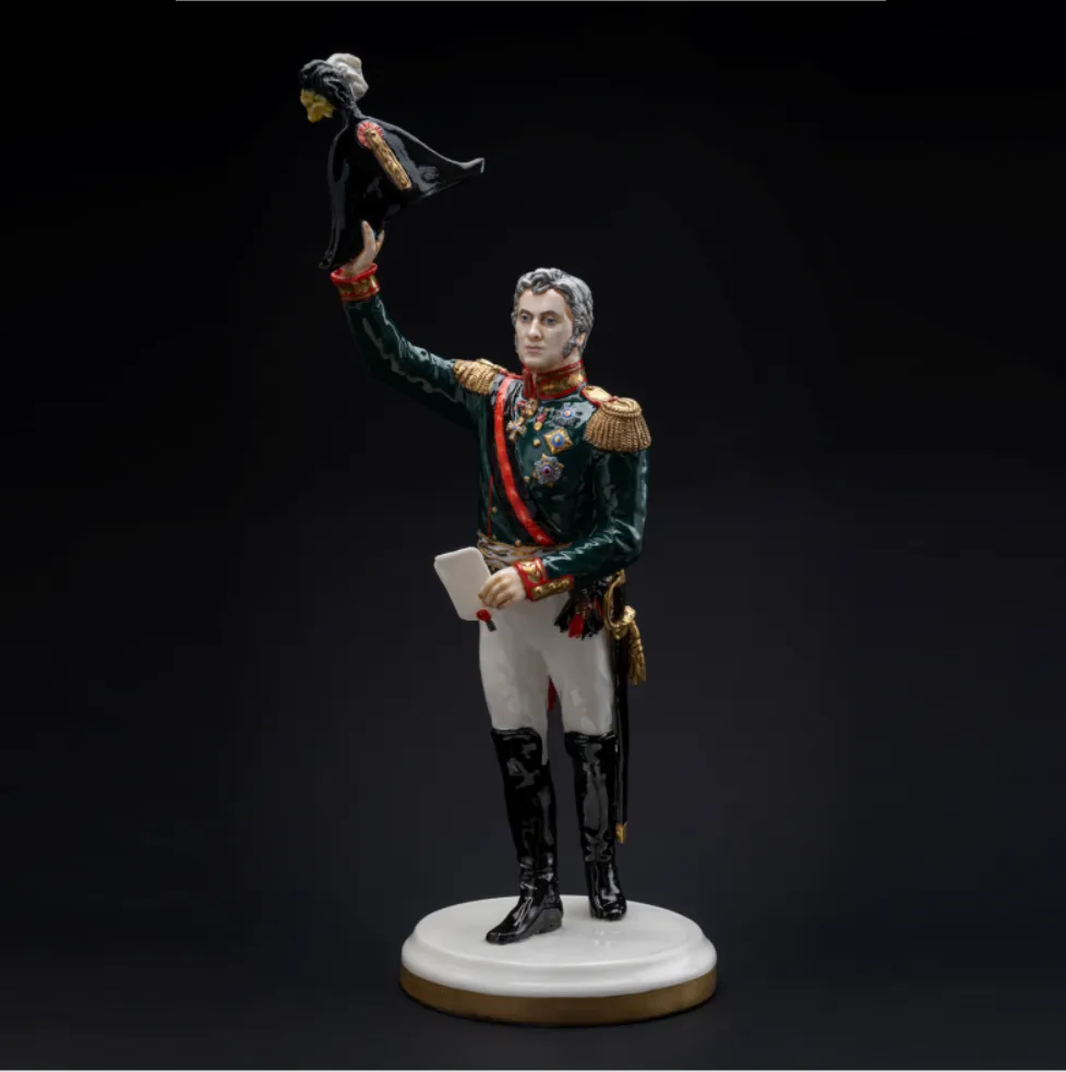Коллекционная Авторская Статуэтка «Генералы Отечественной Войны 1812 года - Тормасов А.П.», фарфор, Россия.