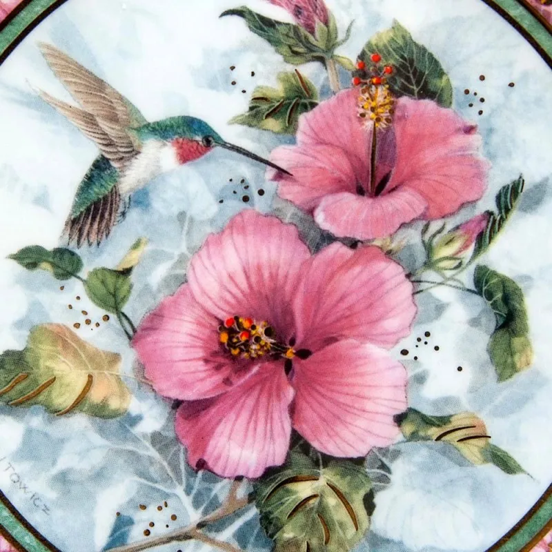 Коллекционная Тарелка «Имперcкий Колибри» Фарфор ROYAL DOULTON Англия - 80 гг.