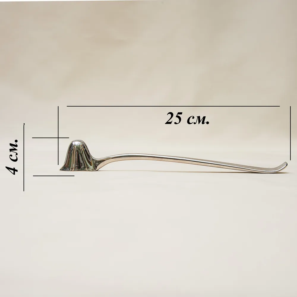Винтажное Приспособление для Тушения Горящих Свечей «Гасильник - Тушитель», Silverplated SHEFFIELD Англия.
