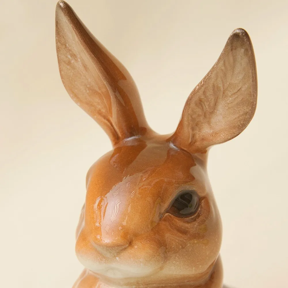Коллекционная Фарфоровая Статуэтка «Заяц», GOEBEL, Германия - 1979 год.