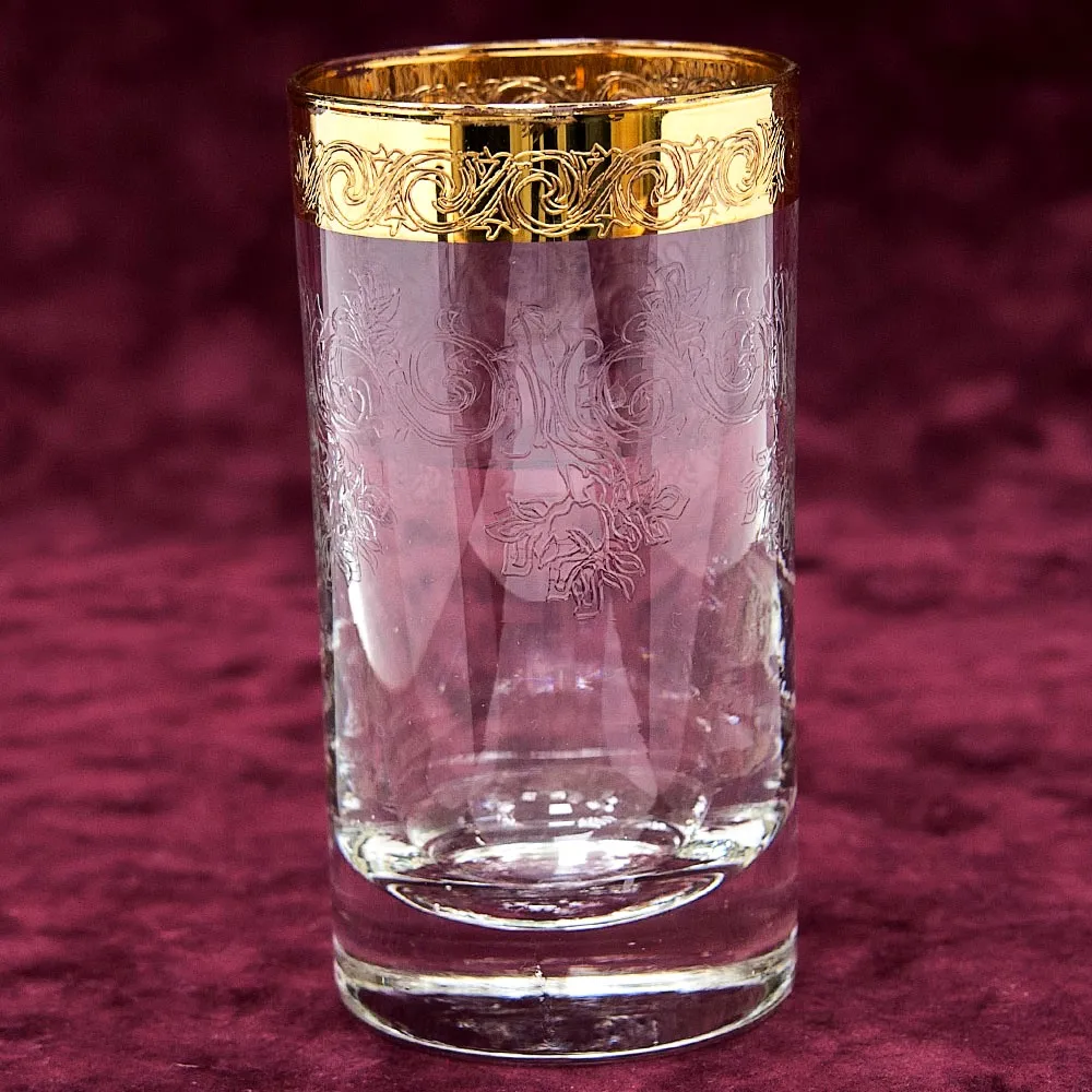 Набор из 6-ти Хрустальных Стаканов, Murano Италия, середина ХХ века.