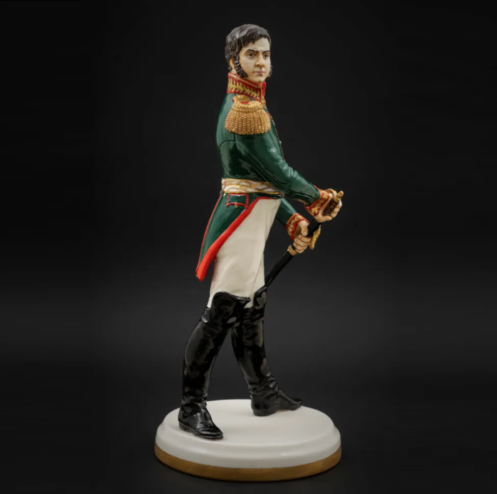 Коллекционная Авторская Статуэтка «Генералы Отечественной Войны 1812 года - Неверовский Д.П.», фарфор, Россия. 