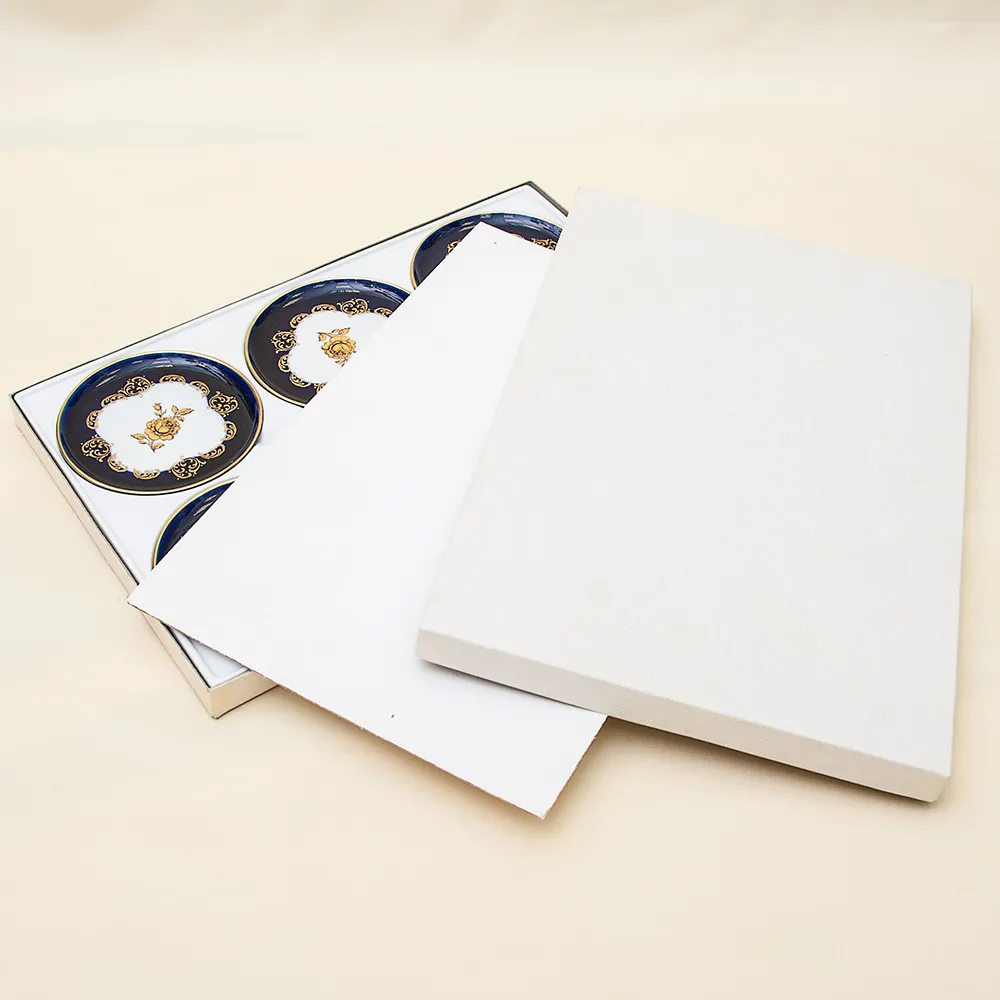 Набор Подставочных Тарелочек «Золотой Букет» Фарфор LINDNER Kups Германия D - 10 см.