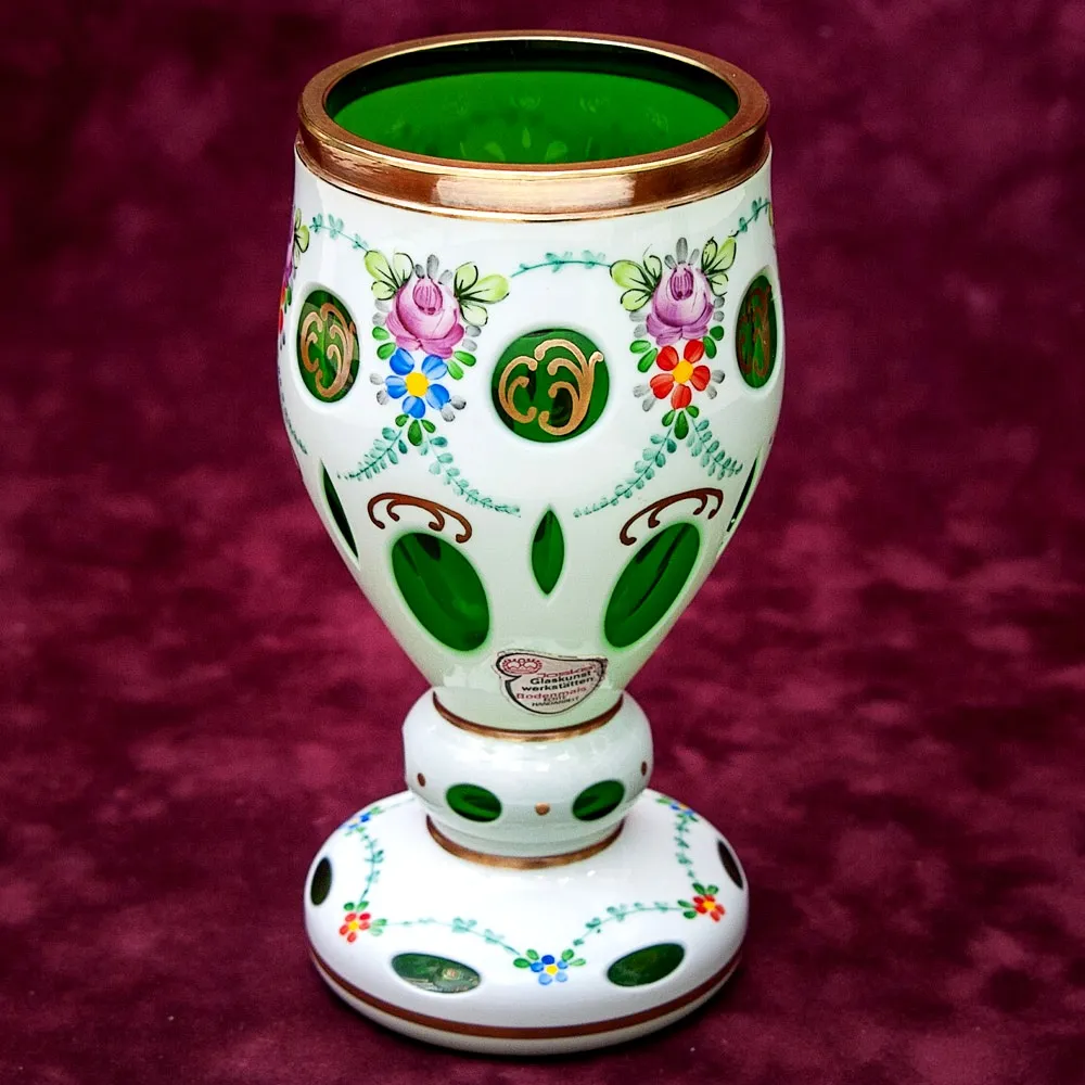 Стеклянная Ваза - Кубок «Цветочная Нежность» JOSKA BODENMAIS Германия -60-е годы ХХ века.