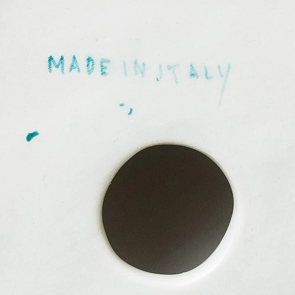 Большая Интерьерная Фаянсовая Статуэтка «Девушка с лютней», CIA MANNA Италия 50-е годы.