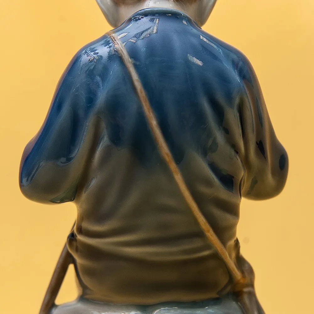 Фарфоровая Статуэтка «Мальчик - Пастух» ROYAL COPENHAGEN,  Дания, 50 -е годы ХХ века.