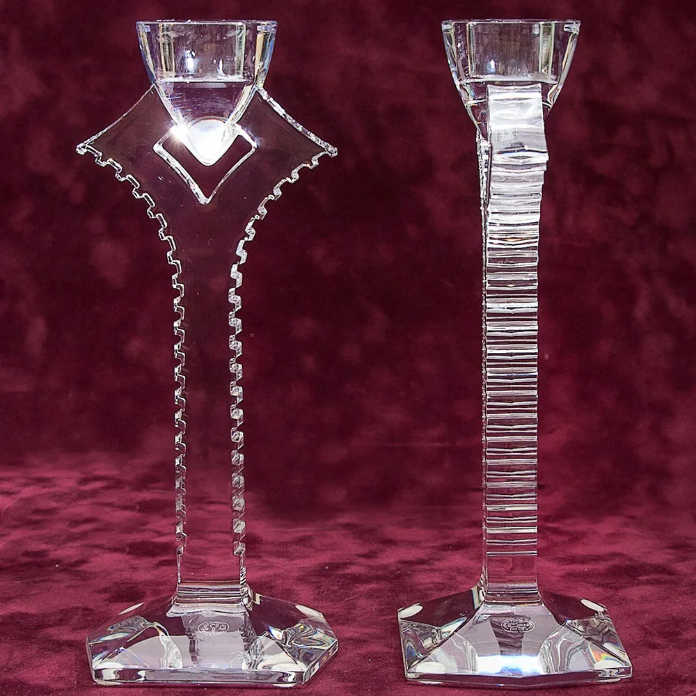 Пара Хрустальных Подсвечников БАККАРА / BACCARAT, Фрация, 70 -е годы ХХ века.