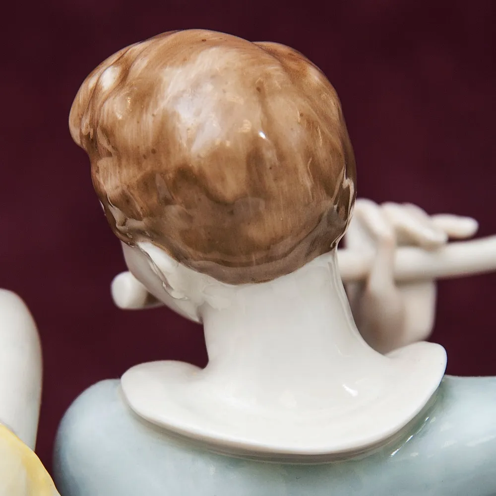 Авторская Фарфоровая статуэтка «СОНАТА, МУЗЫКАЛЬНЫЙ ДУЭТ» Hutschenreuther, Германия.