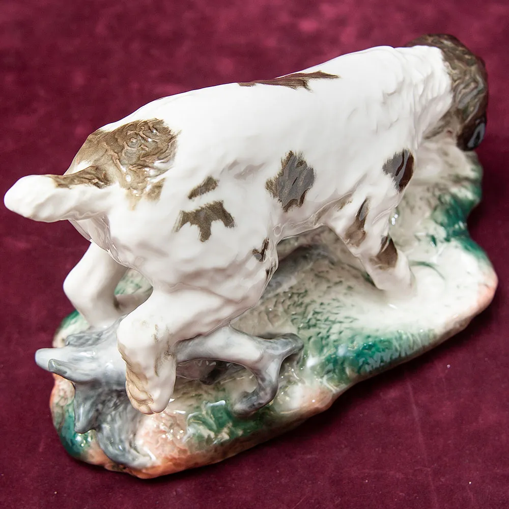Анималистическая Фарфоровая Статуэтка «Собака. Немецкий грифон» ИФЗ, Россия -1992 год.