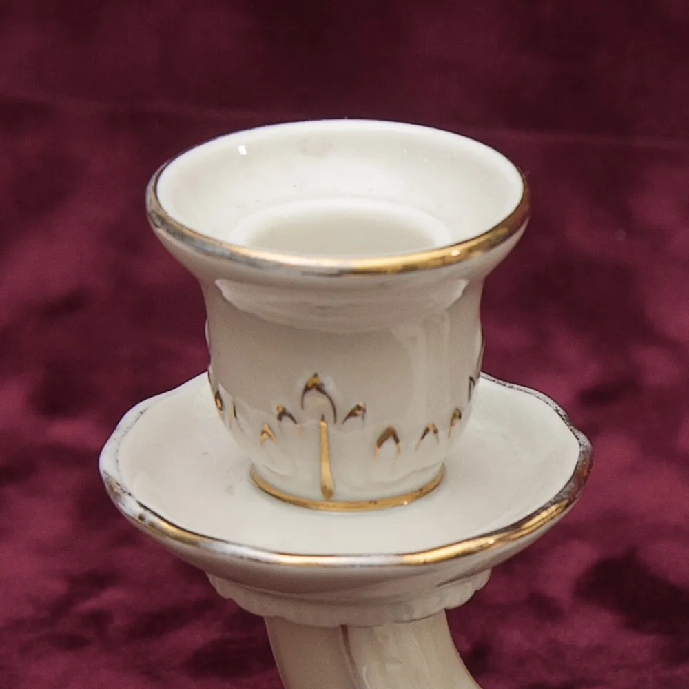 Подсвечник «Путти» Фарфор - Von Schierholz - Германия 1930-1950 годы ХХ века.