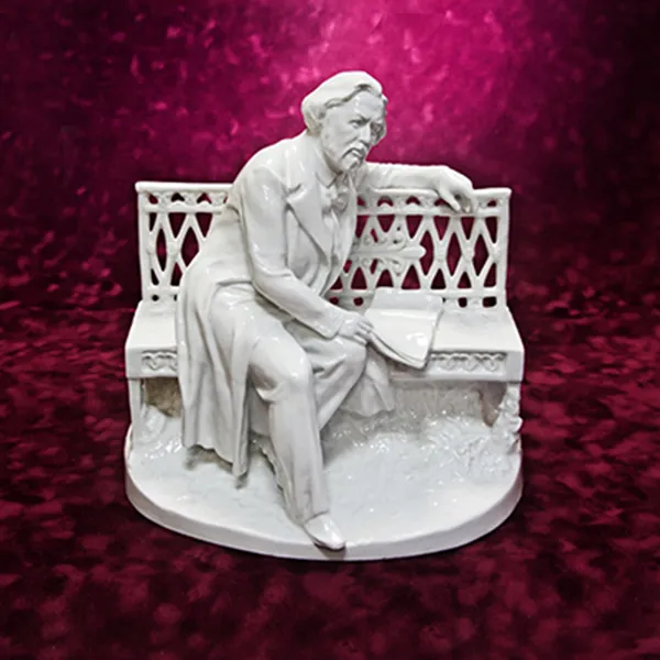 Редкость! Авторская Фарфоровая статуэтка «Композитор Михаил Иванович Глинка», СССР ЛФЗ.