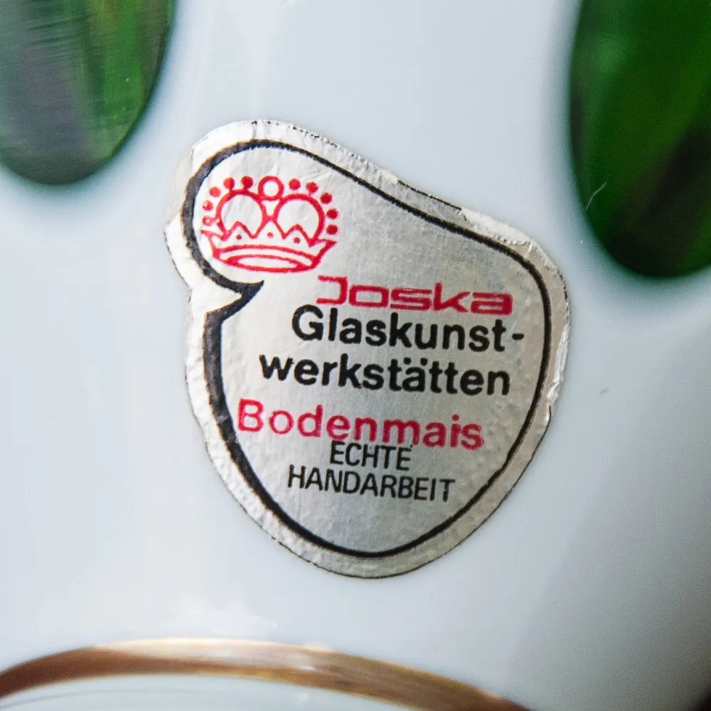 Стеклянная Ваза - Кубок «Цветочная Нежность» JOSKA BODENMAIS Германия -60-е годы ХХ века.