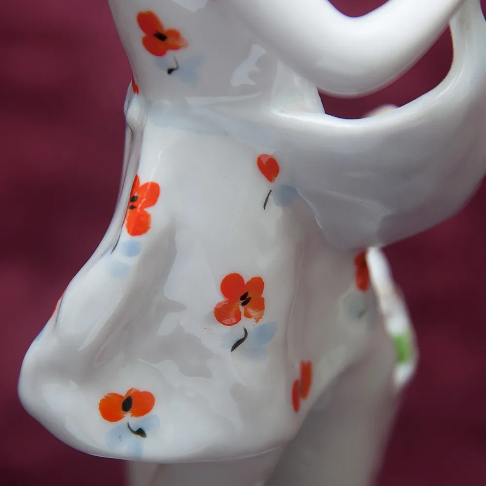 РЕДКОСТЬ!! Фарфоровая Статуэтка «Девочка с кукурузой», ЛФЗ СССР - 1960 год.