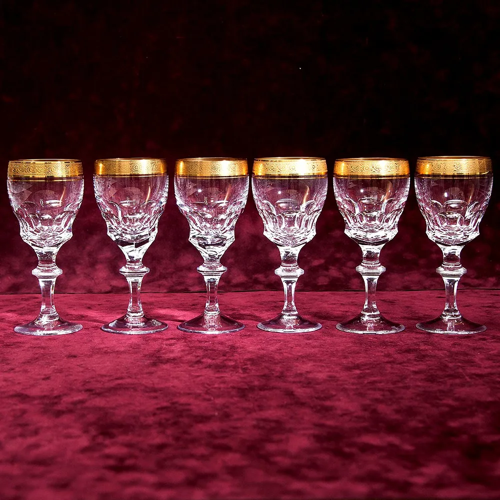 Хрустальные Бокалы для Вина «Concorde», Theresienthal Германия, 60 -е годы ХХ века.