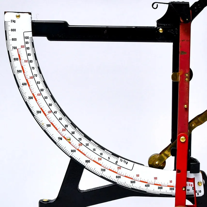 Механические Большие Почтовые Весы Повышенной точности до 2 кг. GEGRUNDET Германия 50 гг.