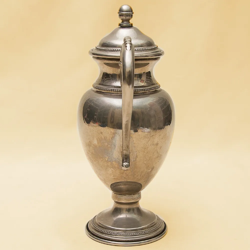 Классический Металлический Кофейник - Чайник на 0,5 литра. SHEFFIELD Англия, 50-е годы ХХ века.