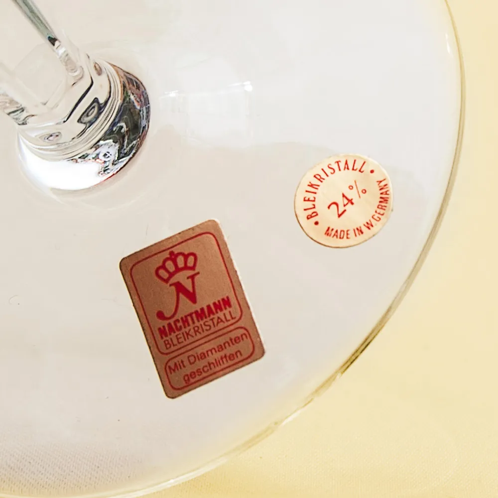 Набор «Креманок» из Цветного Хрусталя «ANTIKA», сигнирование - NACHTMANN Германия, 70 -е годы.