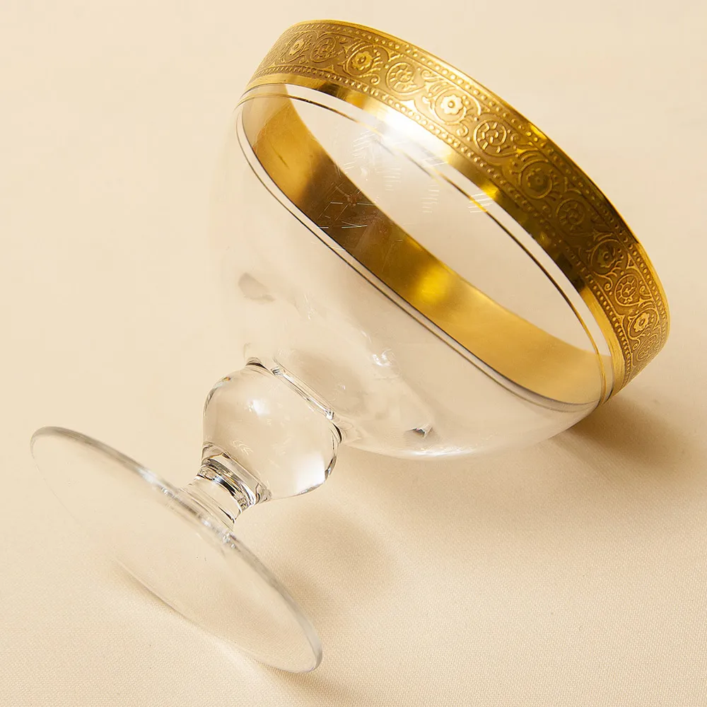 Набор 6-ть Хрустальных Фужеров серия «Harrison», Theresienthal Германия, 60 -е годы ХХ века.