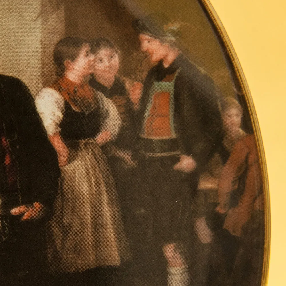 Коллекционная Тарелка «ТАНЦЫ» Фарфор, Lilien Porzallan, Австрия -1989 год.