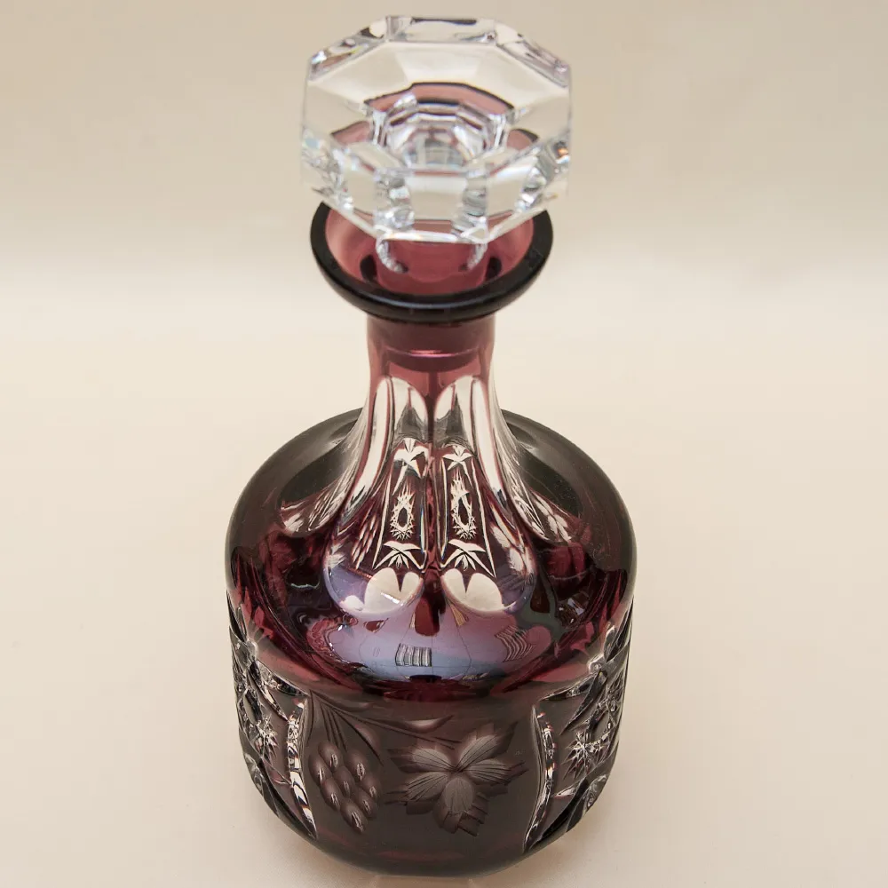 Набор Графин и 6-ть Рюмок «Marsala Glass - Виноград», Хрусталь NACHTMANN Германия, 60 -е годы ХХ века