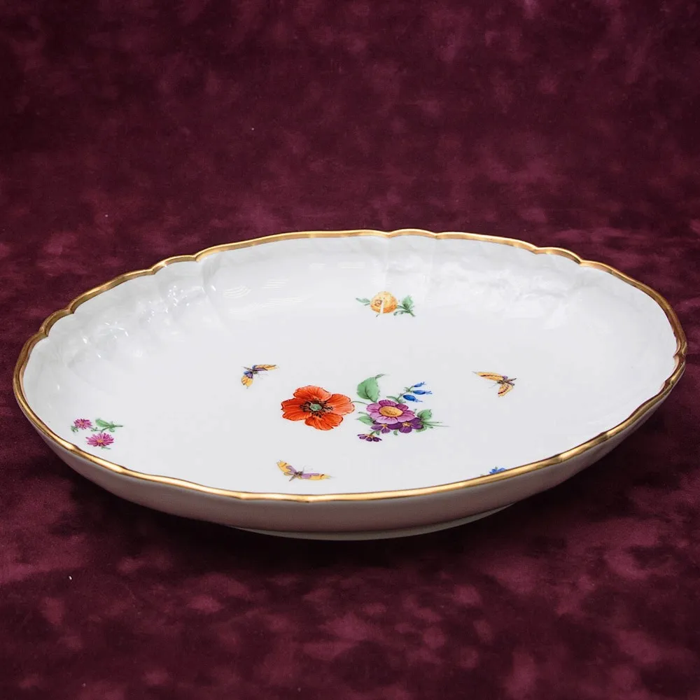 Винтажное Сервировочное Фарфоровое Блюдо - Тарелка, KPM Германия, вторая половина ХIХ века. 
