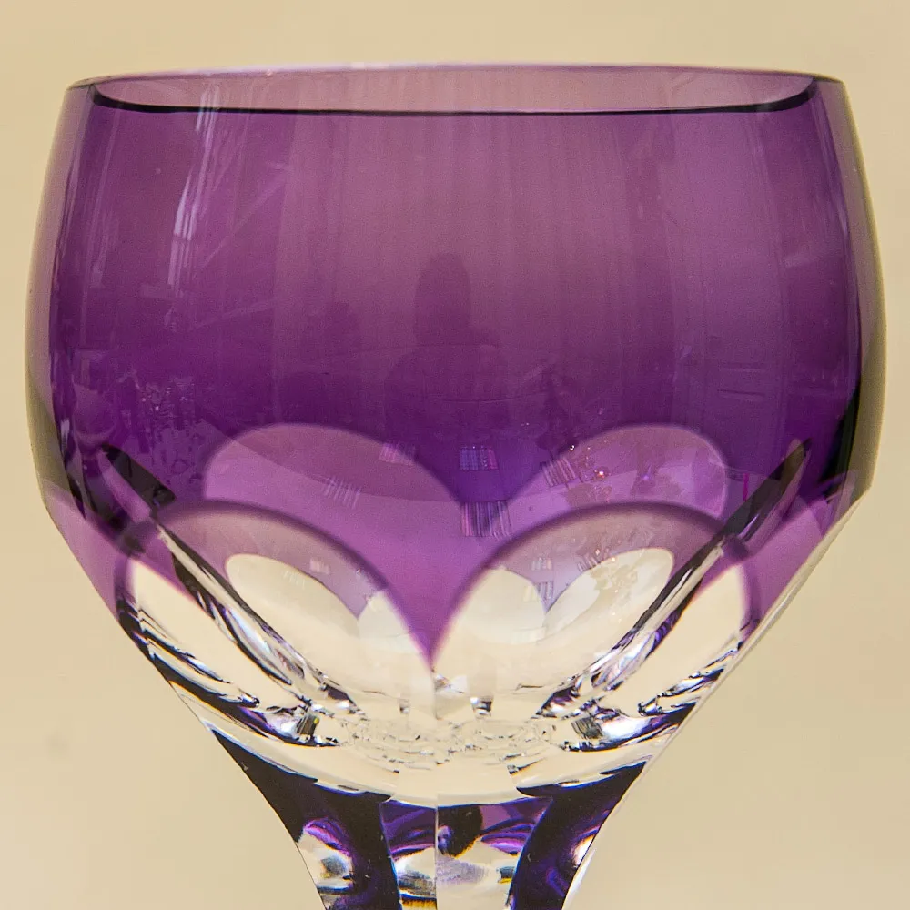 Бокалы 6 -ть штук серия «ELIZA» Хрусталь, JOSEPHINENHUTTE Германия, 60 -е годы ХХ века.