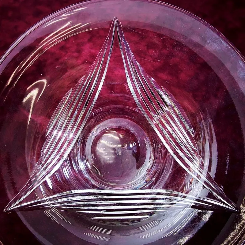 Хрустальное Блюдо для фруктов - Ваза, DOROTHEENHUTTE Германия, 70-е годы ХХ века.