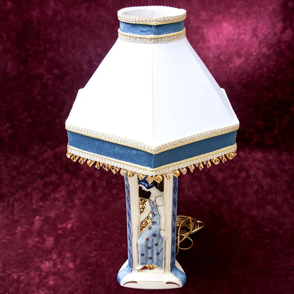 Настольная Электрическая Лампа - Светильник «Три Грации» АРТ-Деко Бельгия - 60гг.